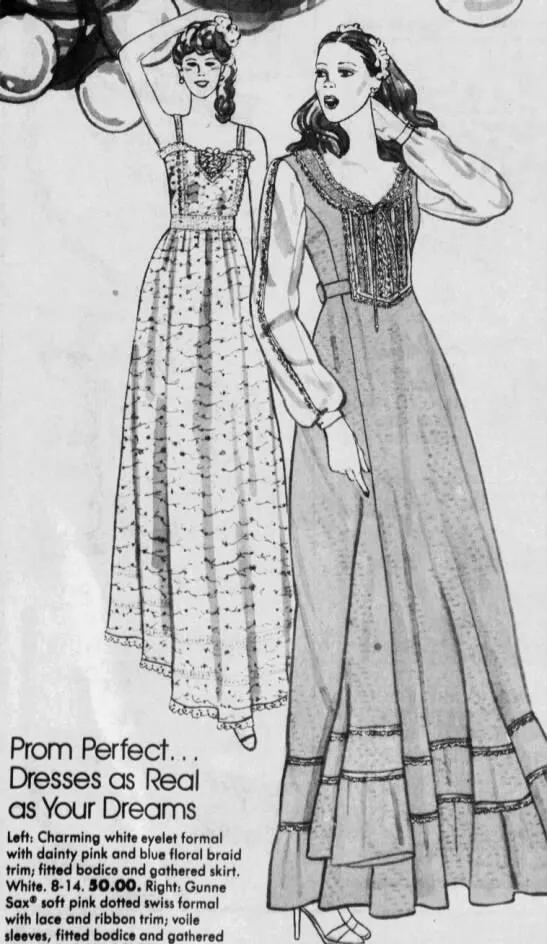 1970s GUNNE SAX floral maxi dress xs | new spring summer
