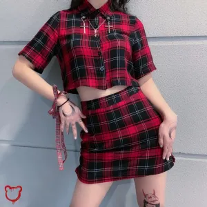 2-Piece Red and Black Blood Set