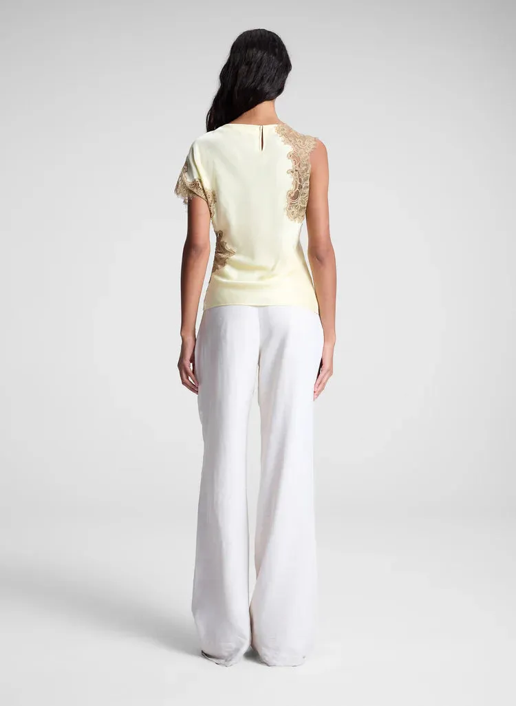 Alessia Top Light Canary Beige