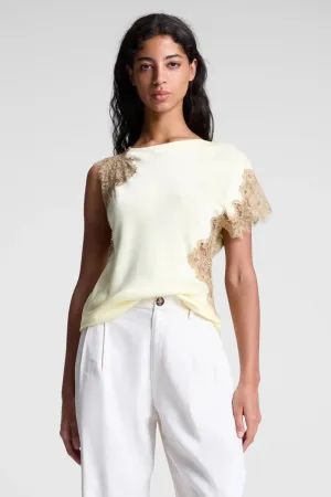 Alessia Top Light Canary Beige