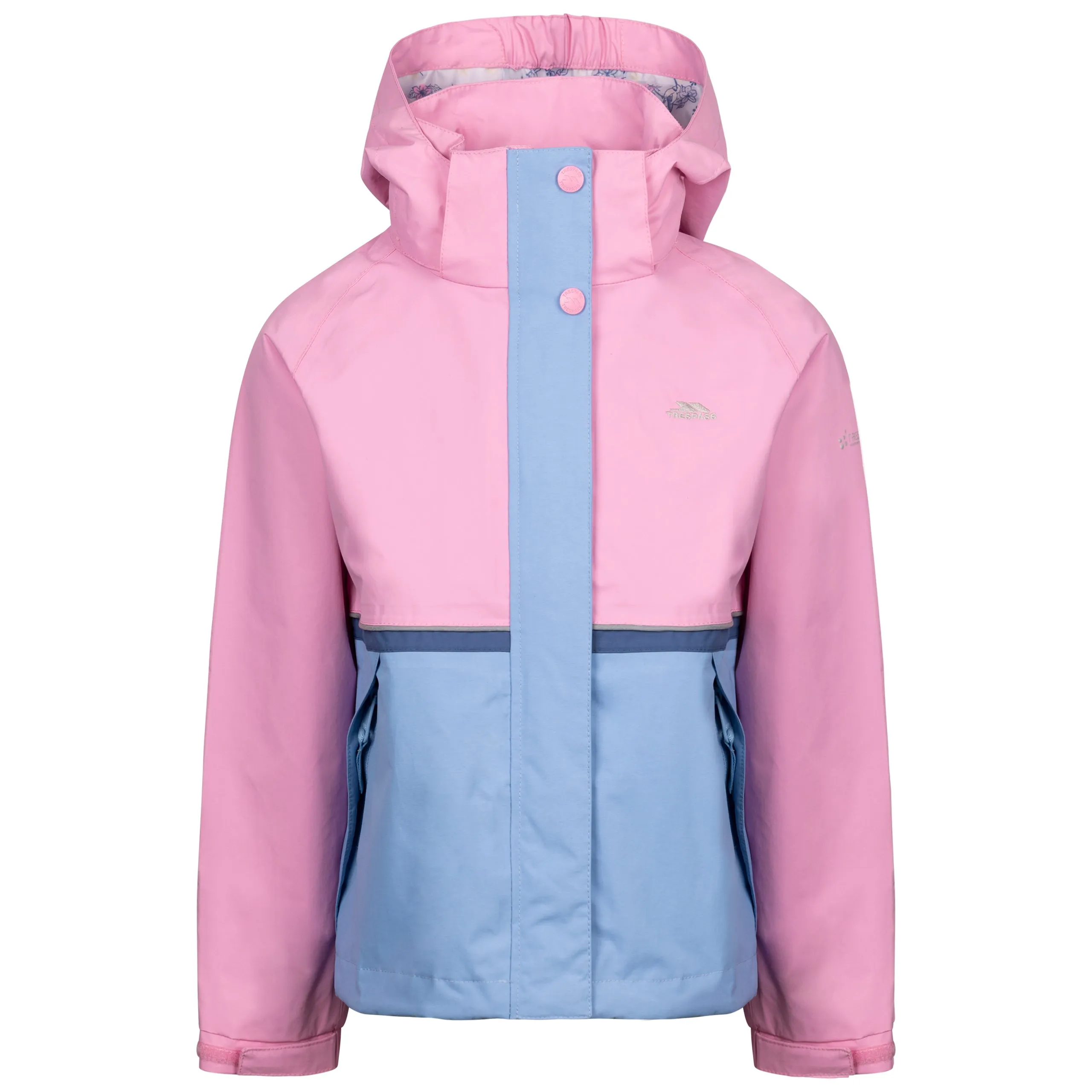 Allora Girls' Unpadded Waterproof Rain Jacket in SweetPink