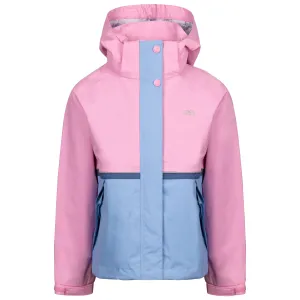 Allora Girls' Unpadded Waterproof Rain Jacket in SweetPink