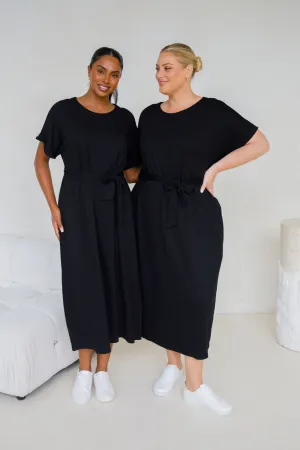 Althea Lounge Dress | Black