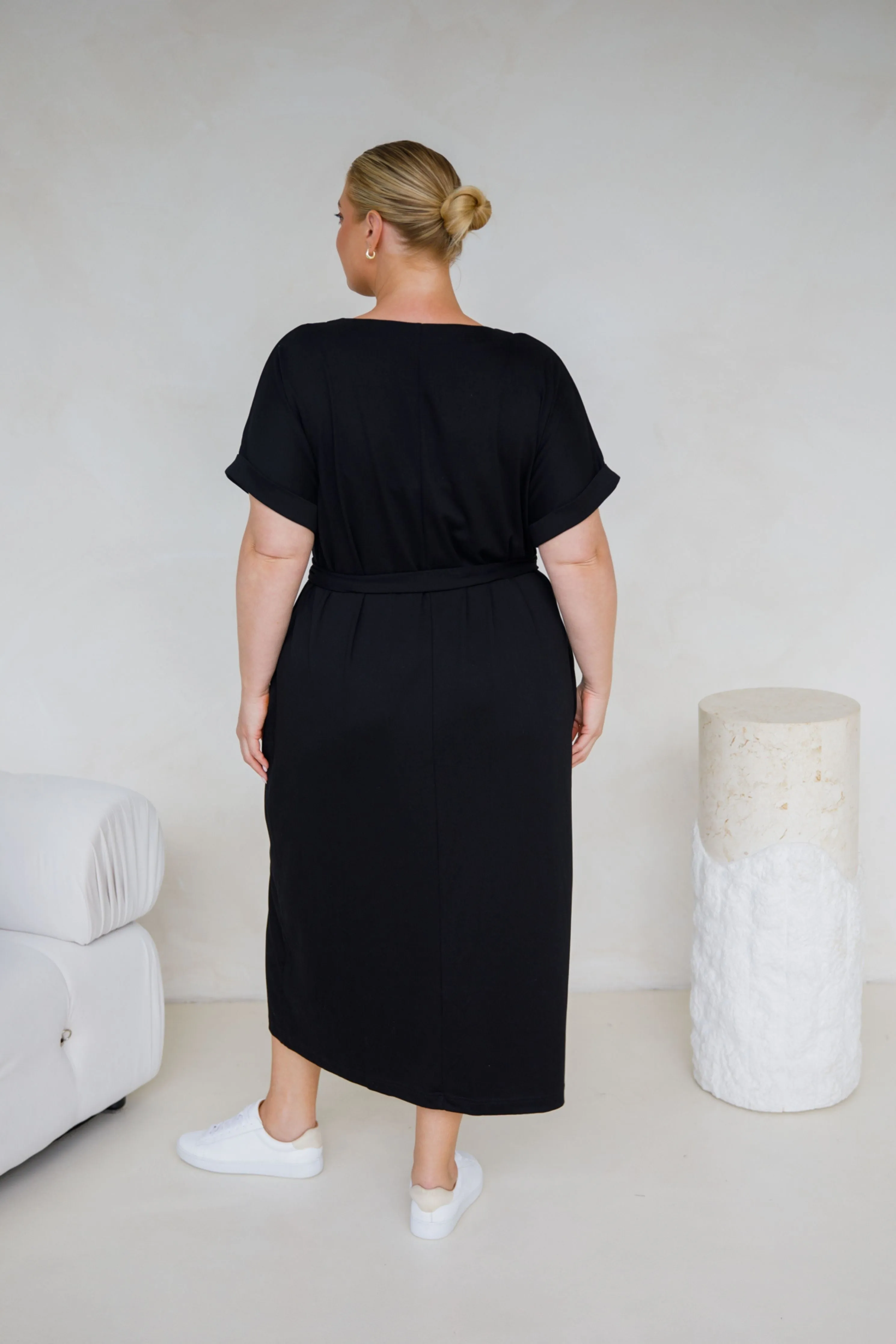 Althea Lounge Dress | Black