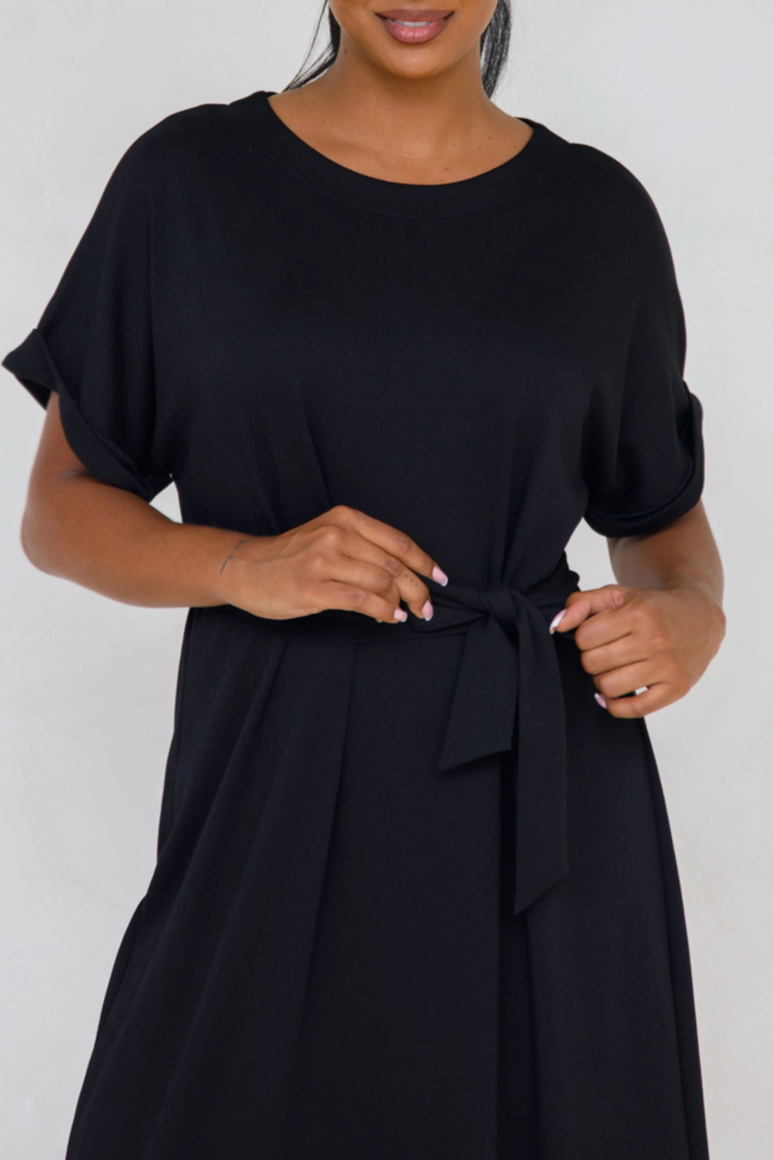 Althea Lounge Dress | Black