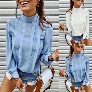 Andrea – Long Sleeve Blouses