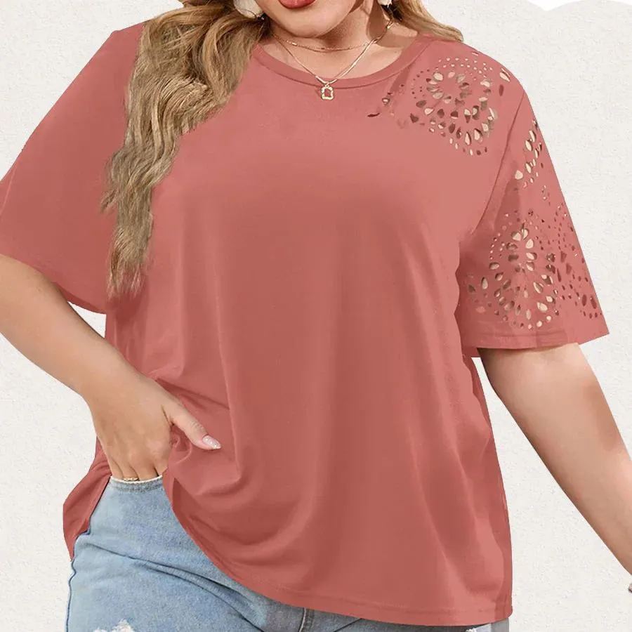 Antonia® | Chiffon Neckline T-Shirt For Women
