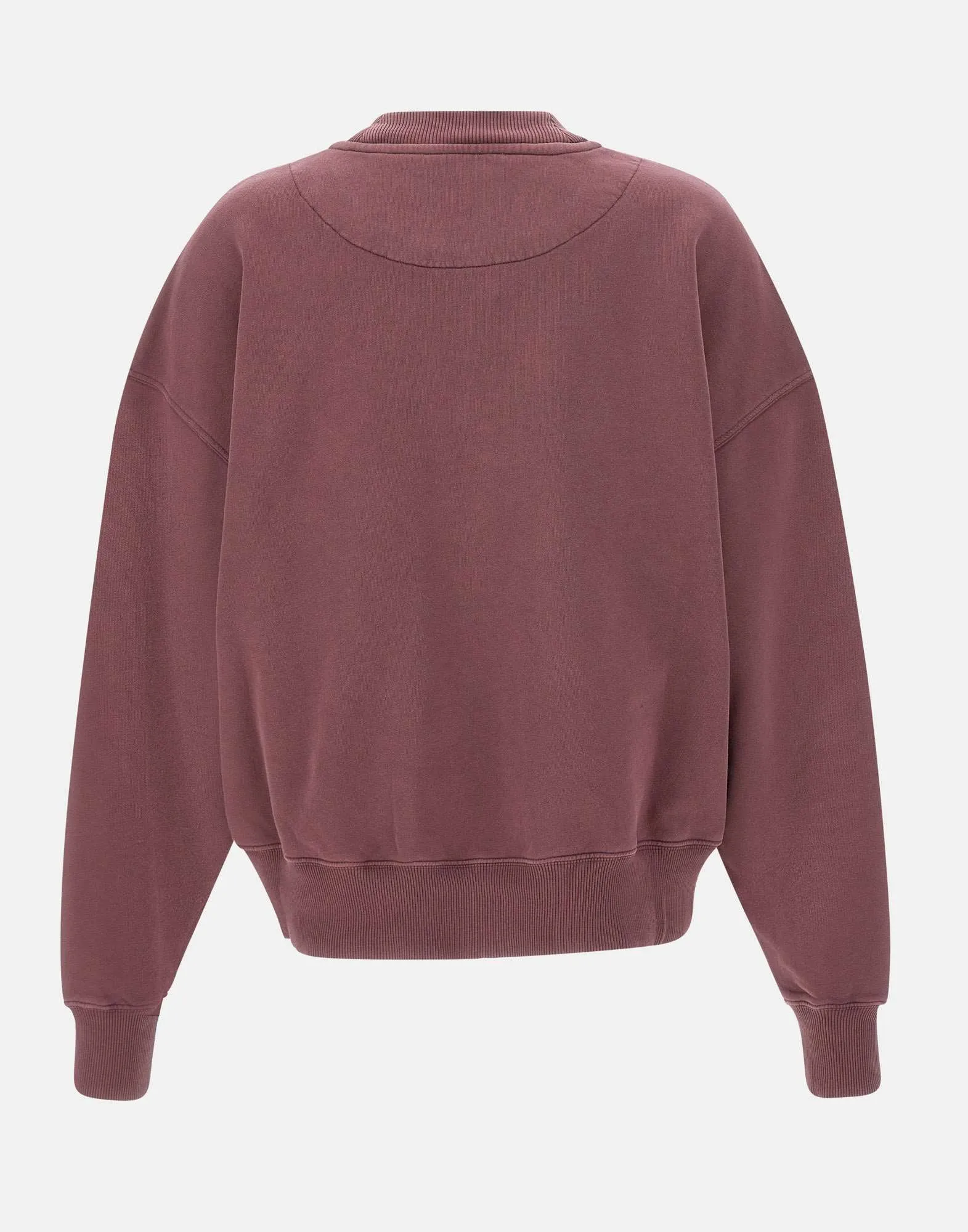 Attico Mauve Cotton Oversize Sweatshirt