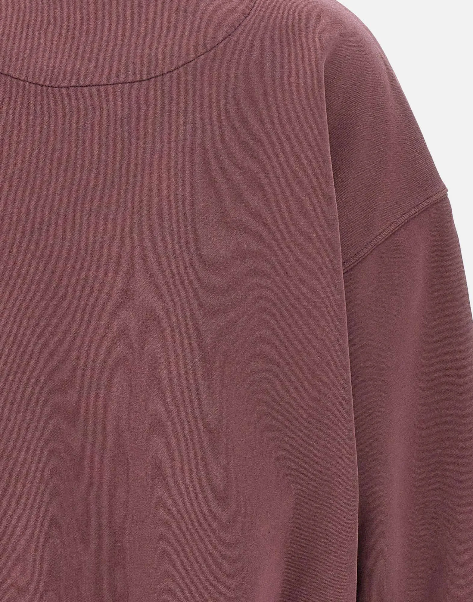 Attico Mauve Cotton Oversize Sweatshirt