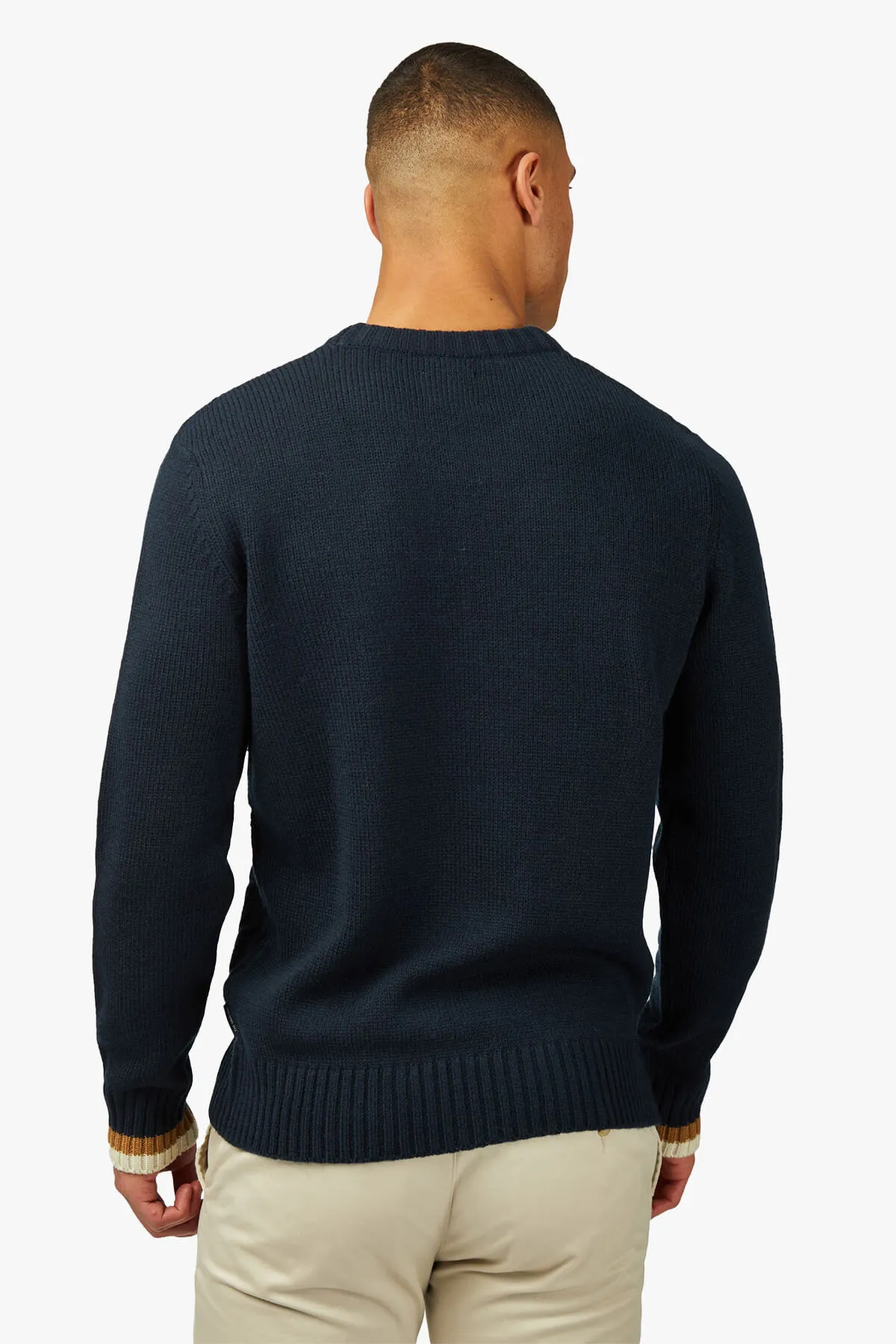 BEN SHERMAN | Cable Textured Crew