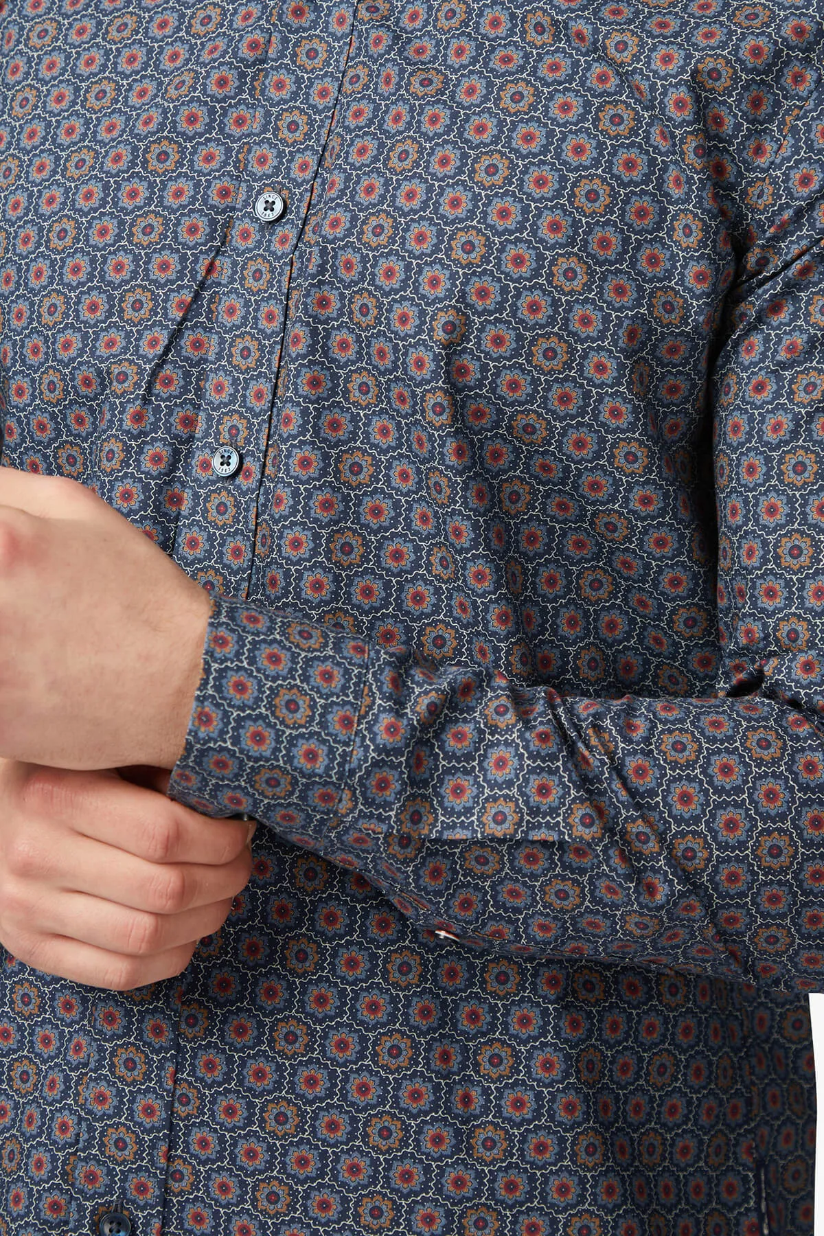 BEN SHERMAN | Foulard Print Shirt