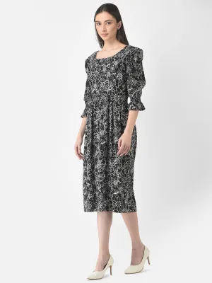 Black Floral Dress