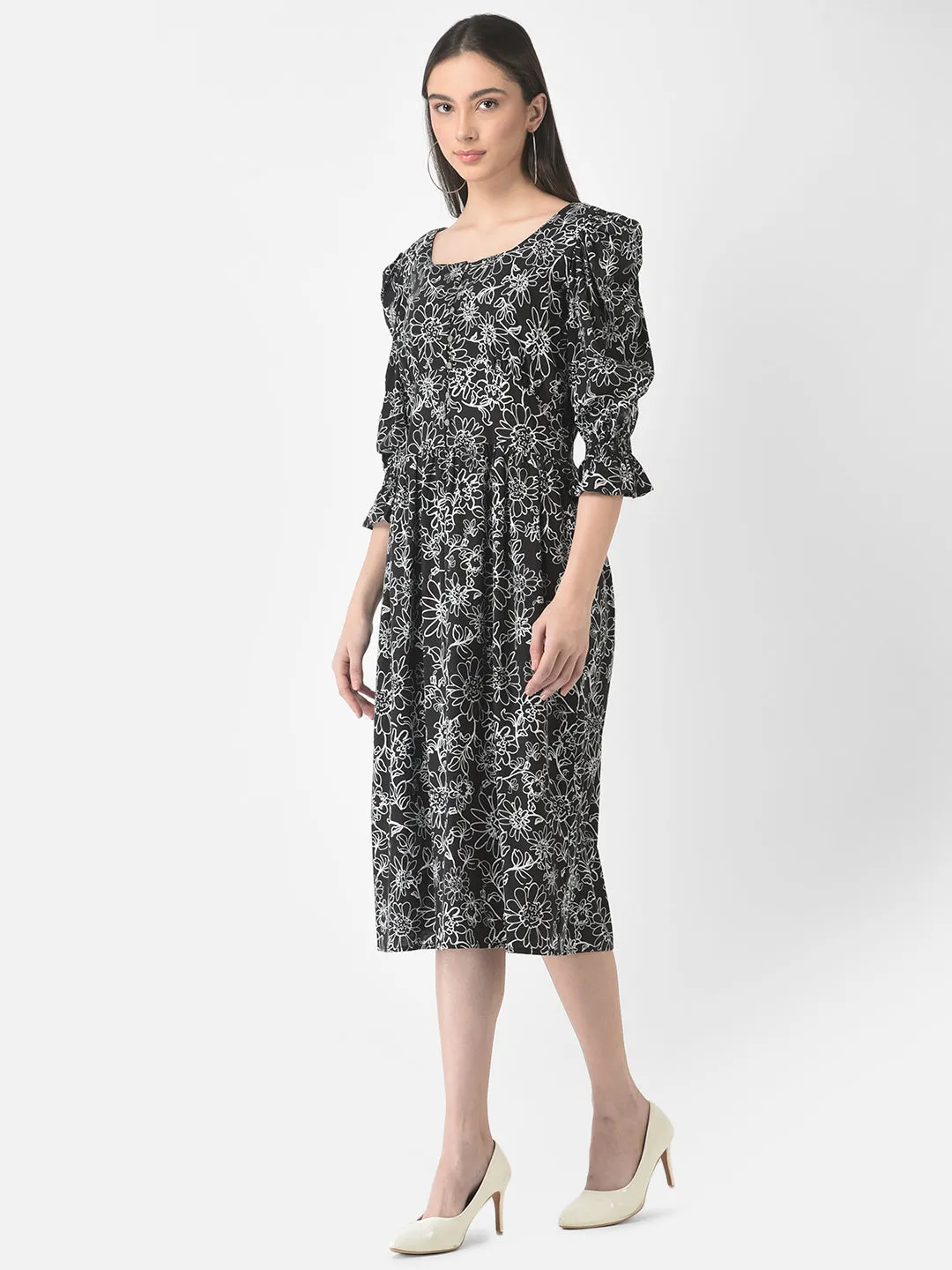 Black Floral Dress