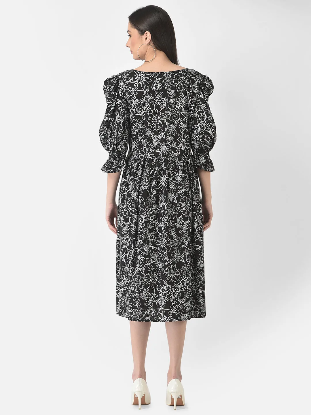 Black Floral Dress