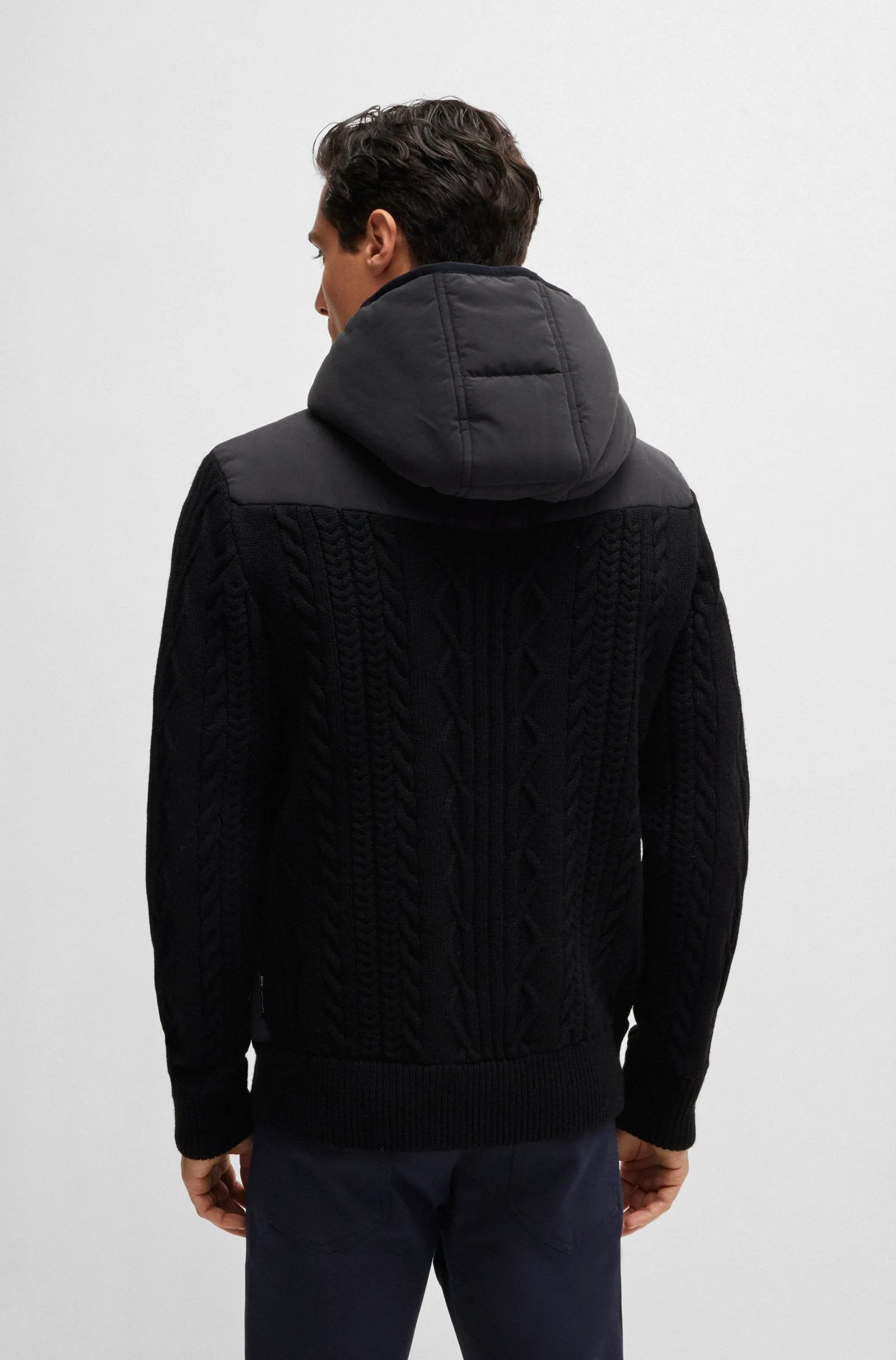 BOSS Casual Jackets Regular Fit in Wool - C-DORLANDO_PS 10261648 01-50519653