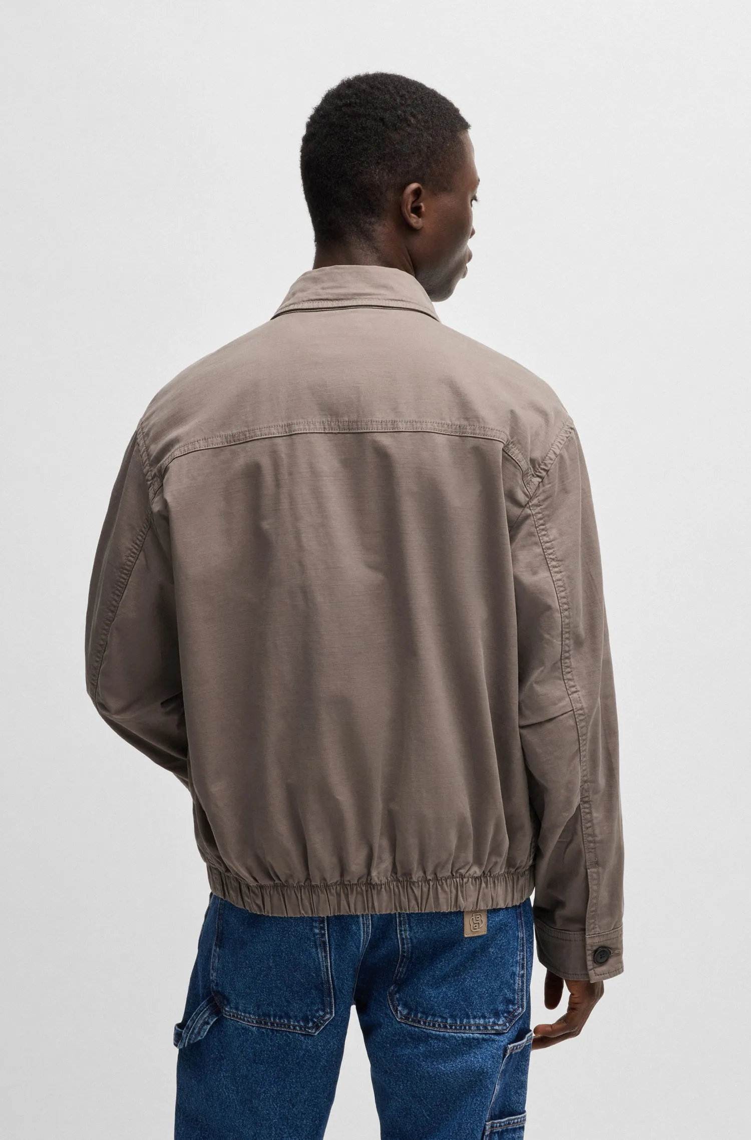 BOSS Casual Jackets Relaxed Fit in Cotton Mix - OCRUSH-D 10256880 01-50537107