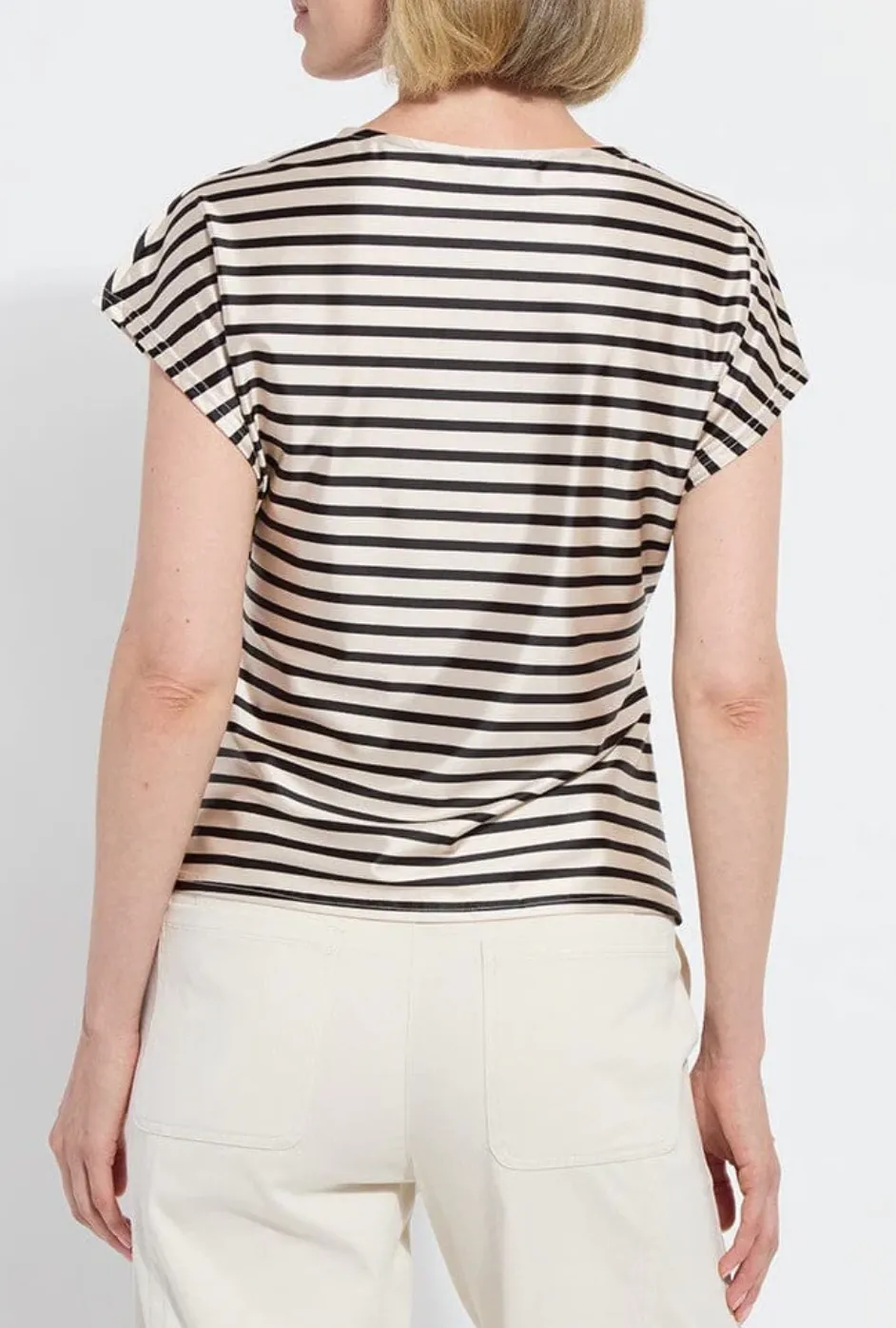 Bruna Side Draped Printed Top