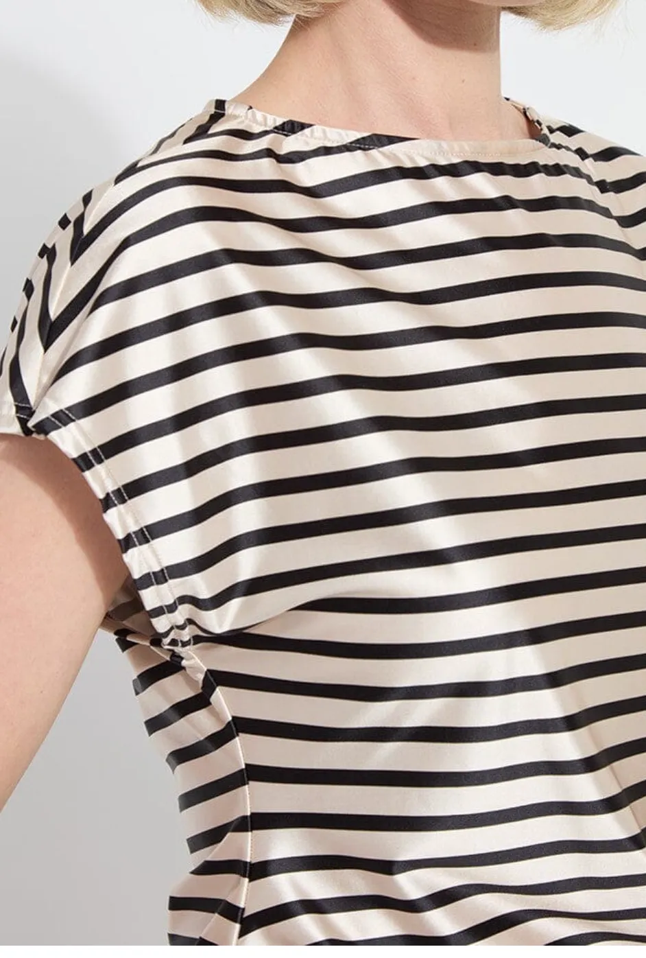 Bruna Side Draped Printed Top