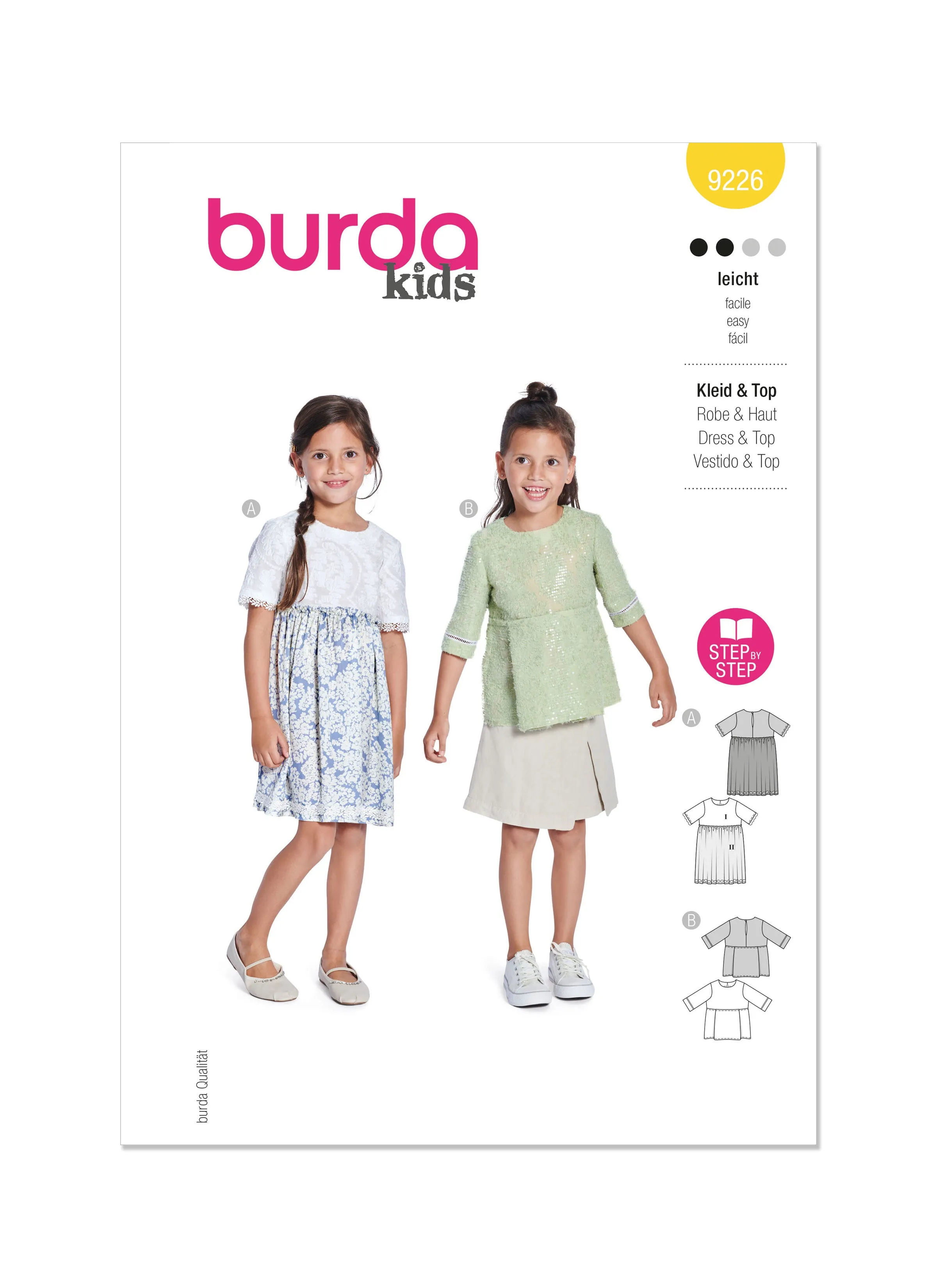Burda Pattern B9226 Child's Dress