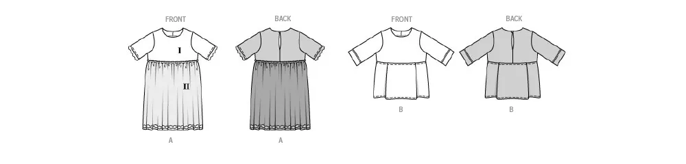 Burda Pattern B9226 Child's Dress