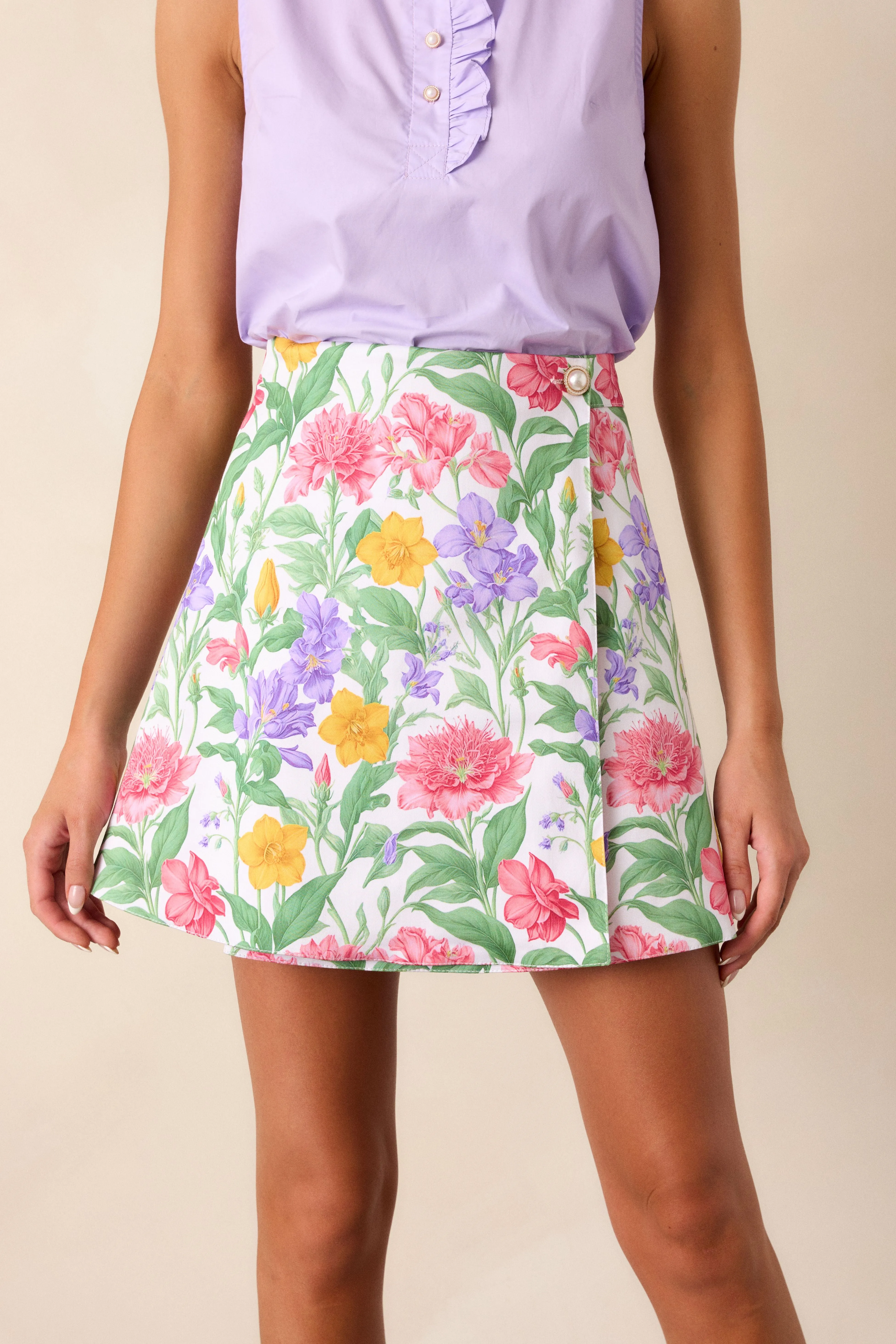 Carrington Reversible Wrap Skirt
