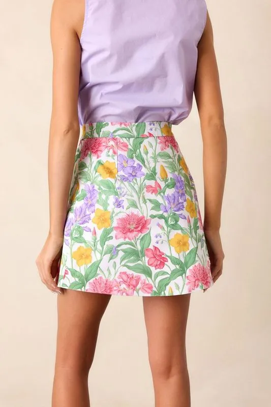 Carrington Reversible Wrap Skirt