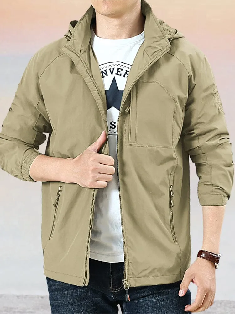 Casual Breathable Outdoor Hooded Jacket