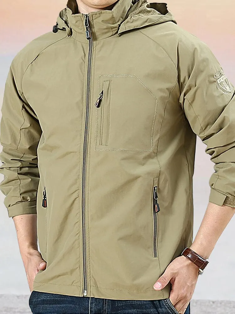 Casual Breathable Outdoor Hooded Jacket