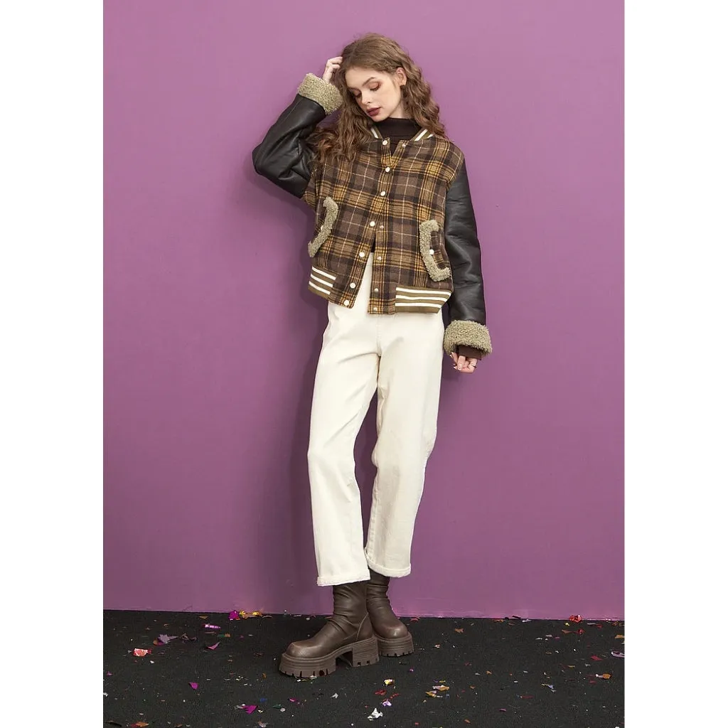Chic Brown Cargo Jackets for Women