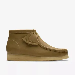Clarks Men's Wallabee Boot Dark Olive Leather 26180690