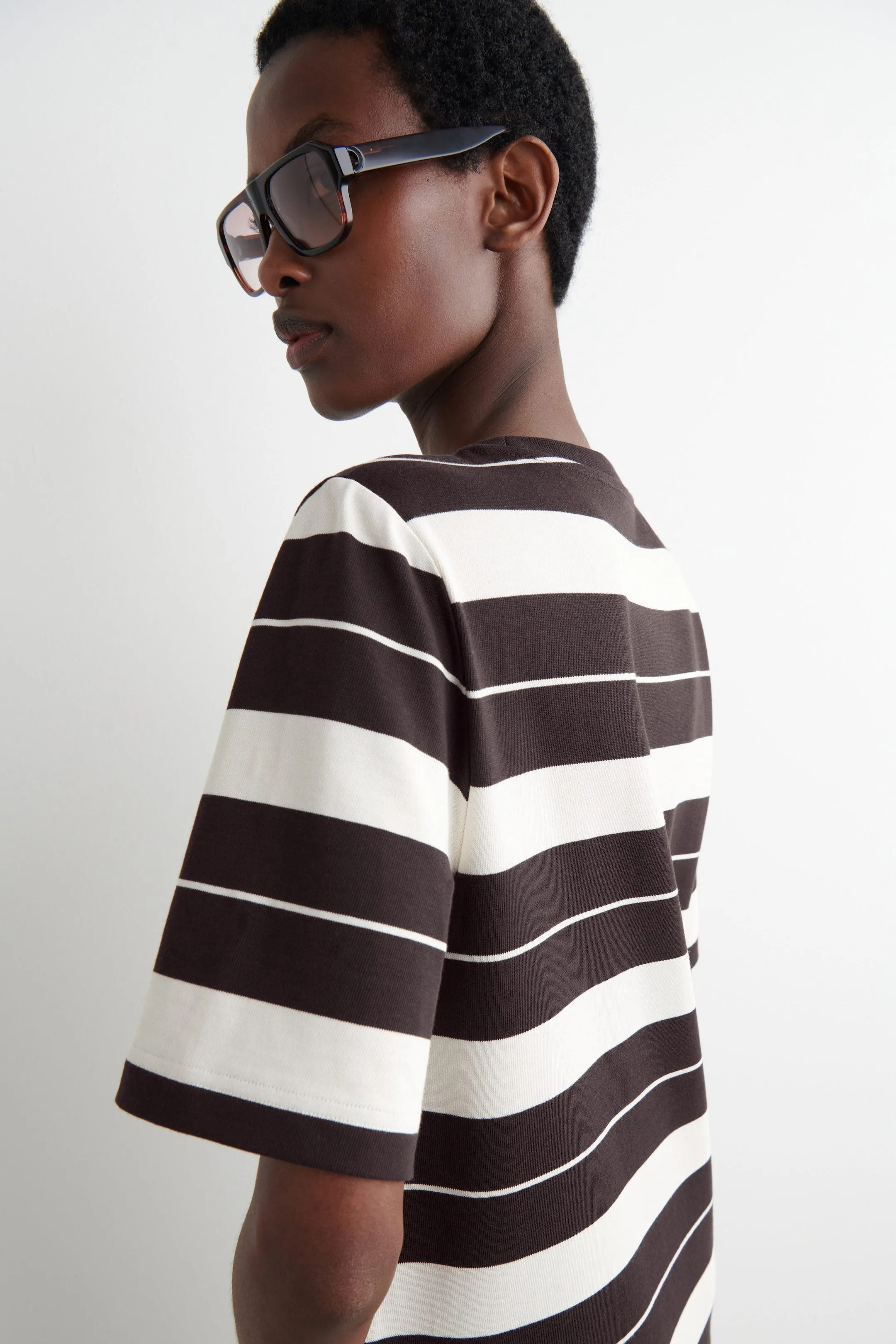 Cotton midi t-shirt dress