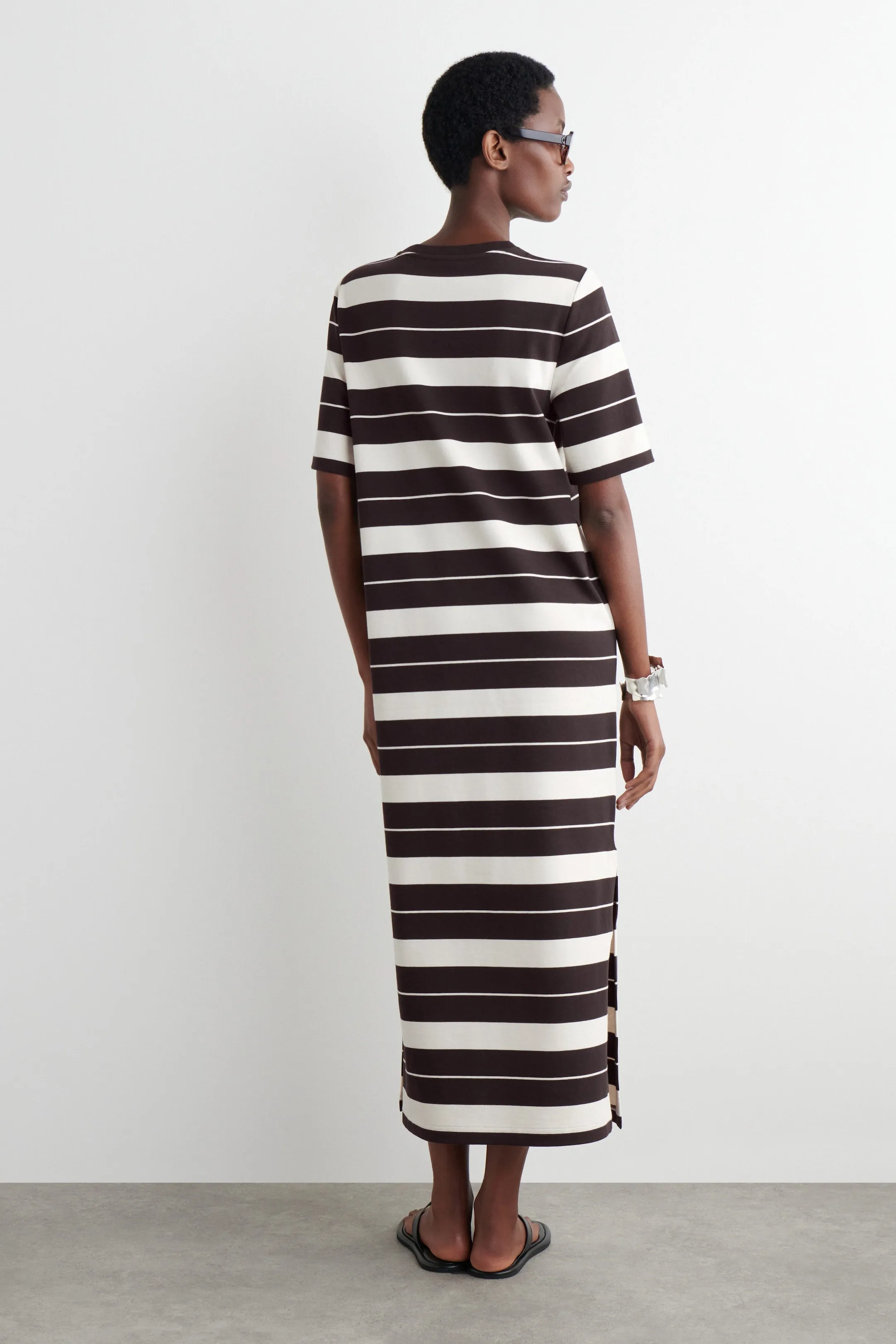 Cotton midi t-shirt dress