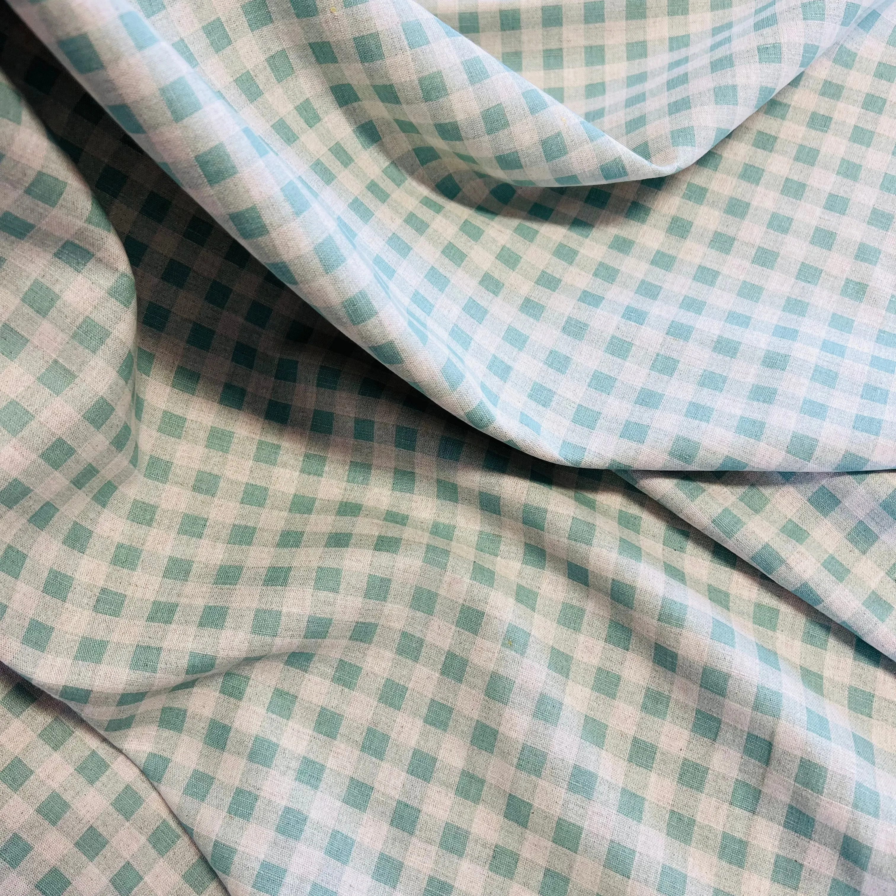 Country Linen | Gingham | Teal