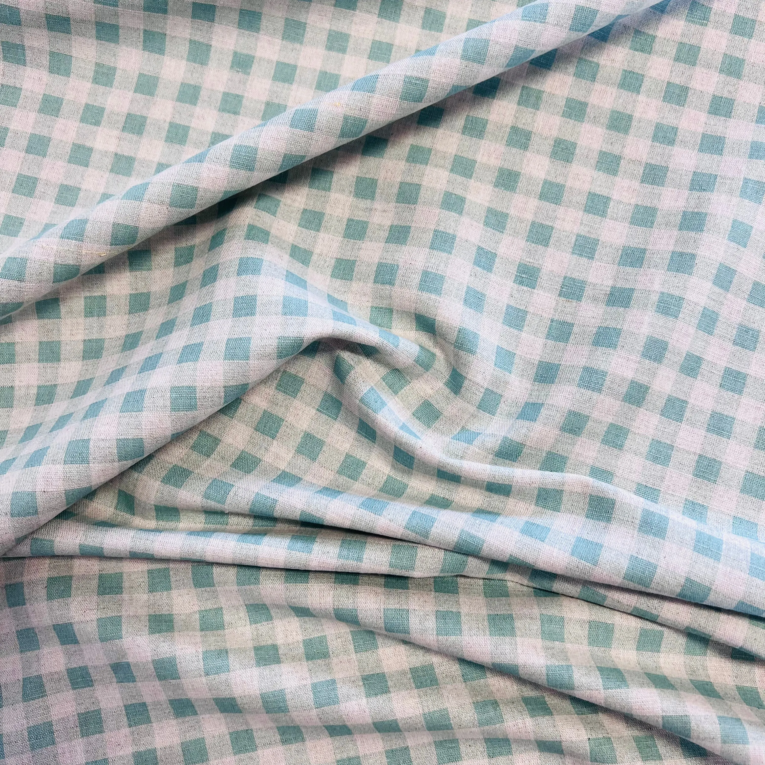 Country Linen | Gingham | Teal
