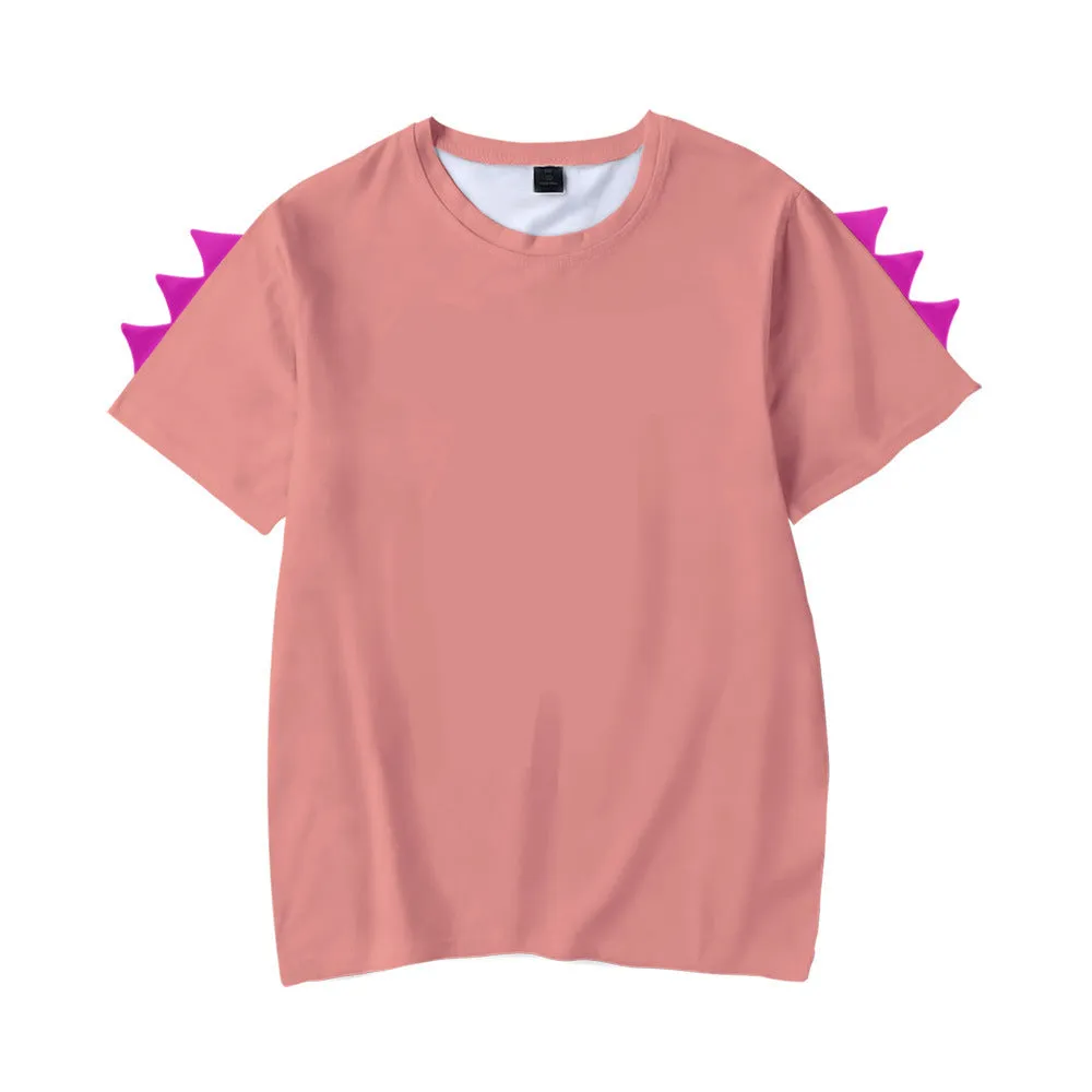 Custom Kids Dinosaurs Thorns T-shirt Personalized Children's T-shirt