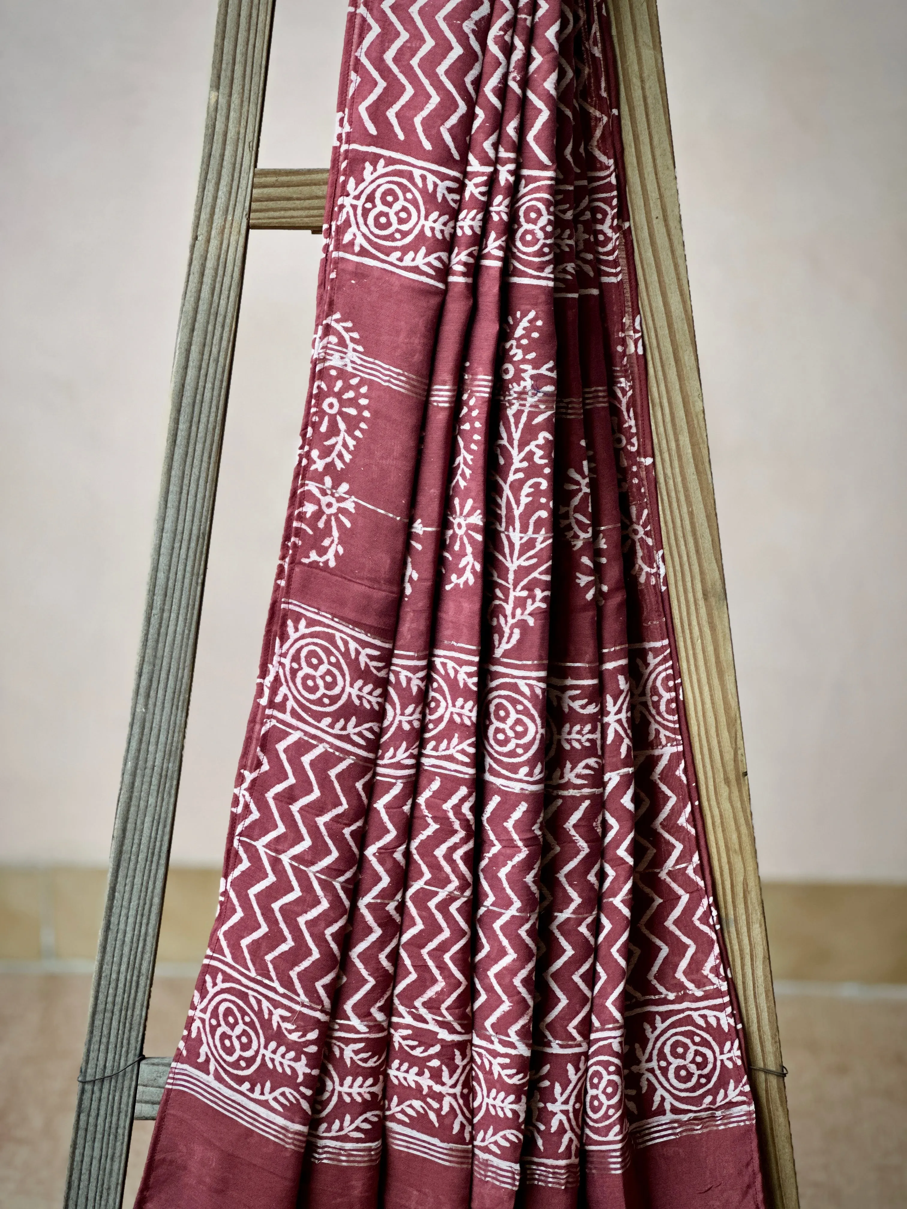 Dharti Rang | Maheshawari SiCo | Printed Practice Saree