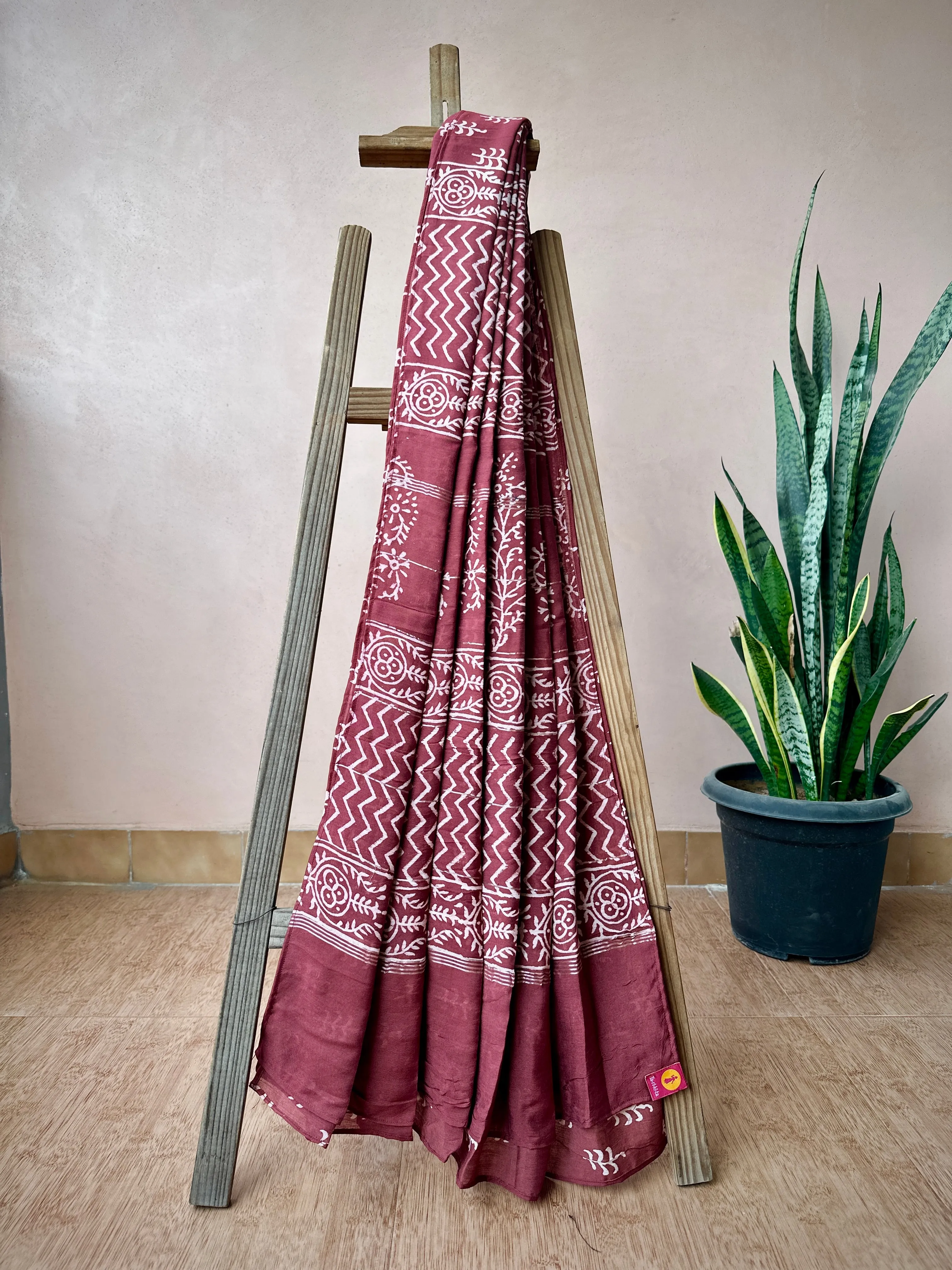Dharti Rang | Maheshawari SiCo | Printed Practice Saree