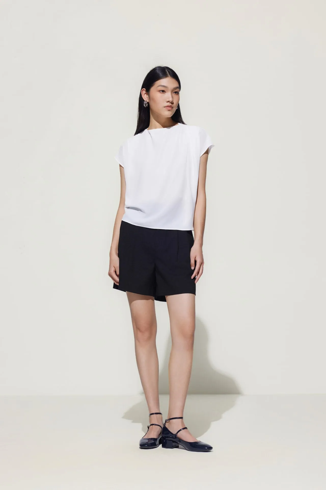 Drapped Neck Blouse