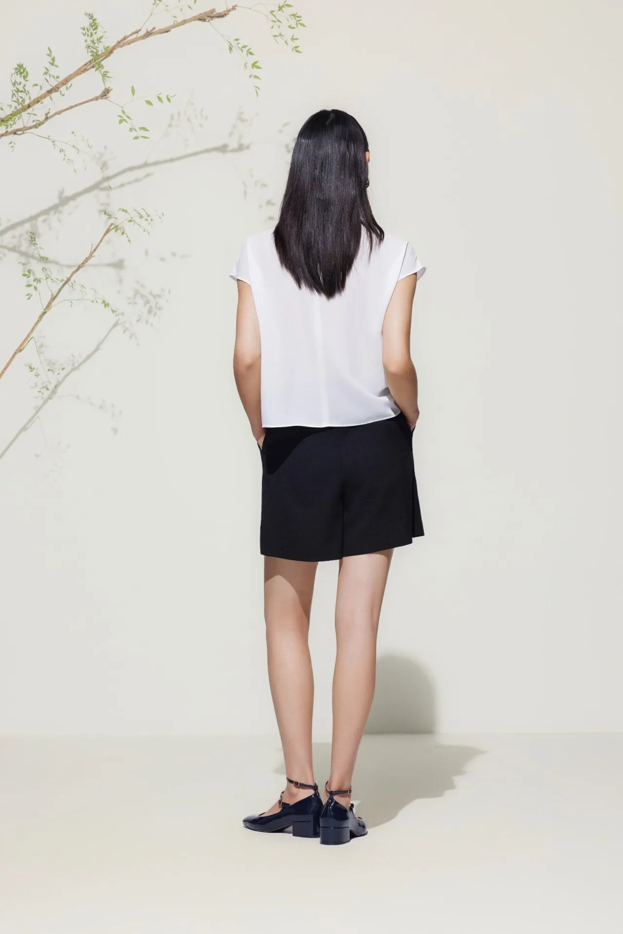 Drapped Neck Blouse