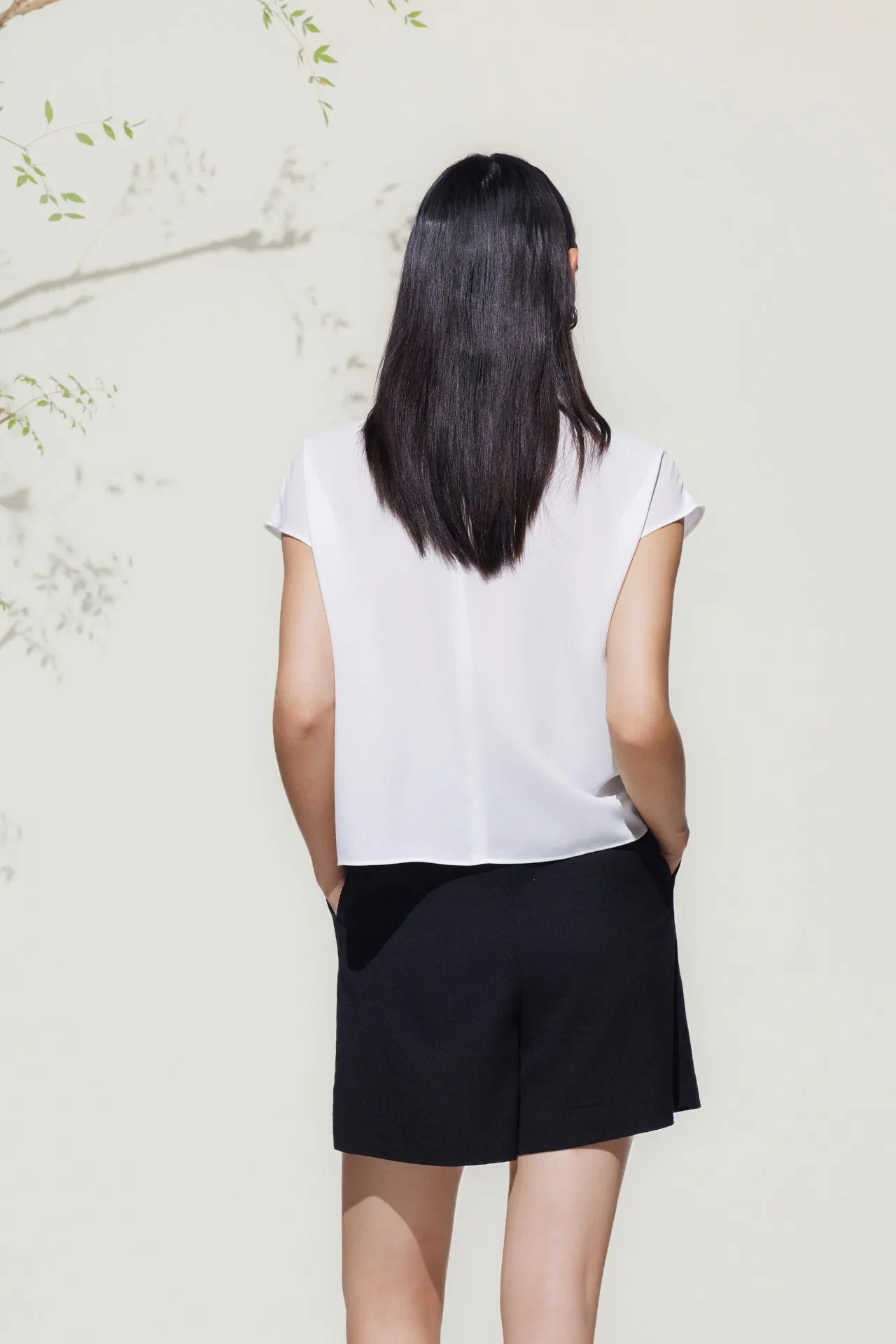 Drapped Neck Blouse