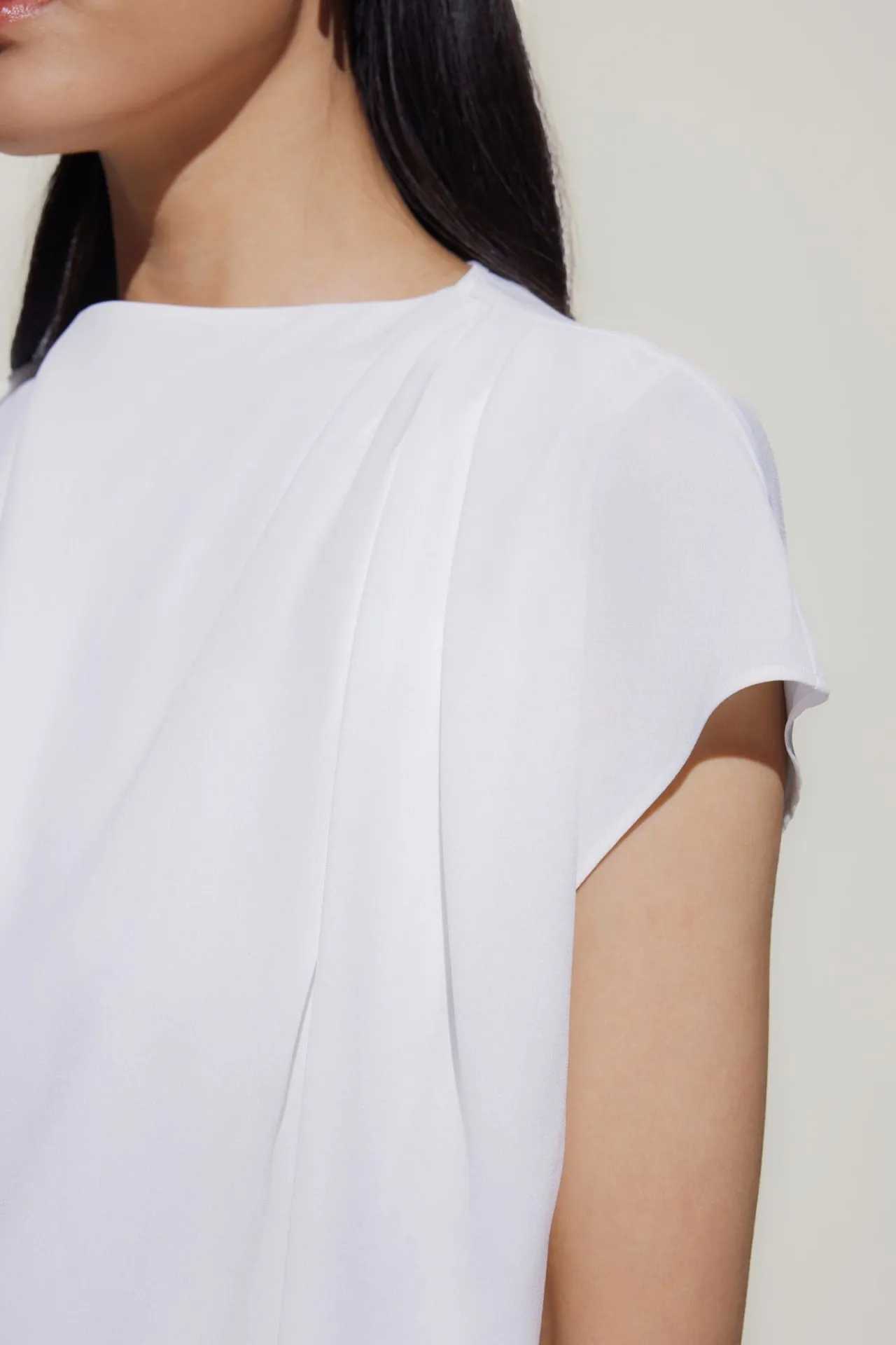 Drapped Neck Blouse