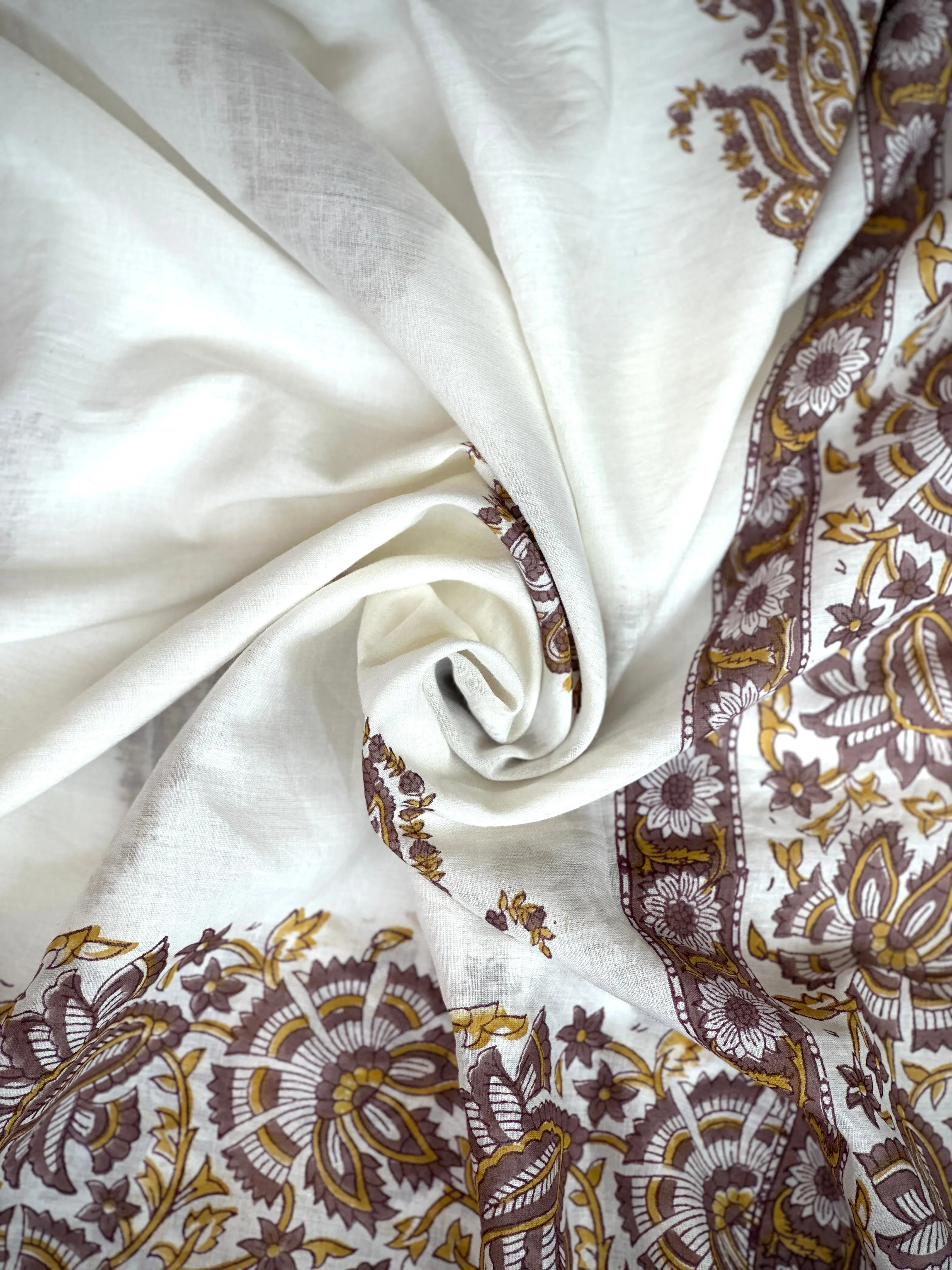 Earthen Charm | Printed Practice Saree