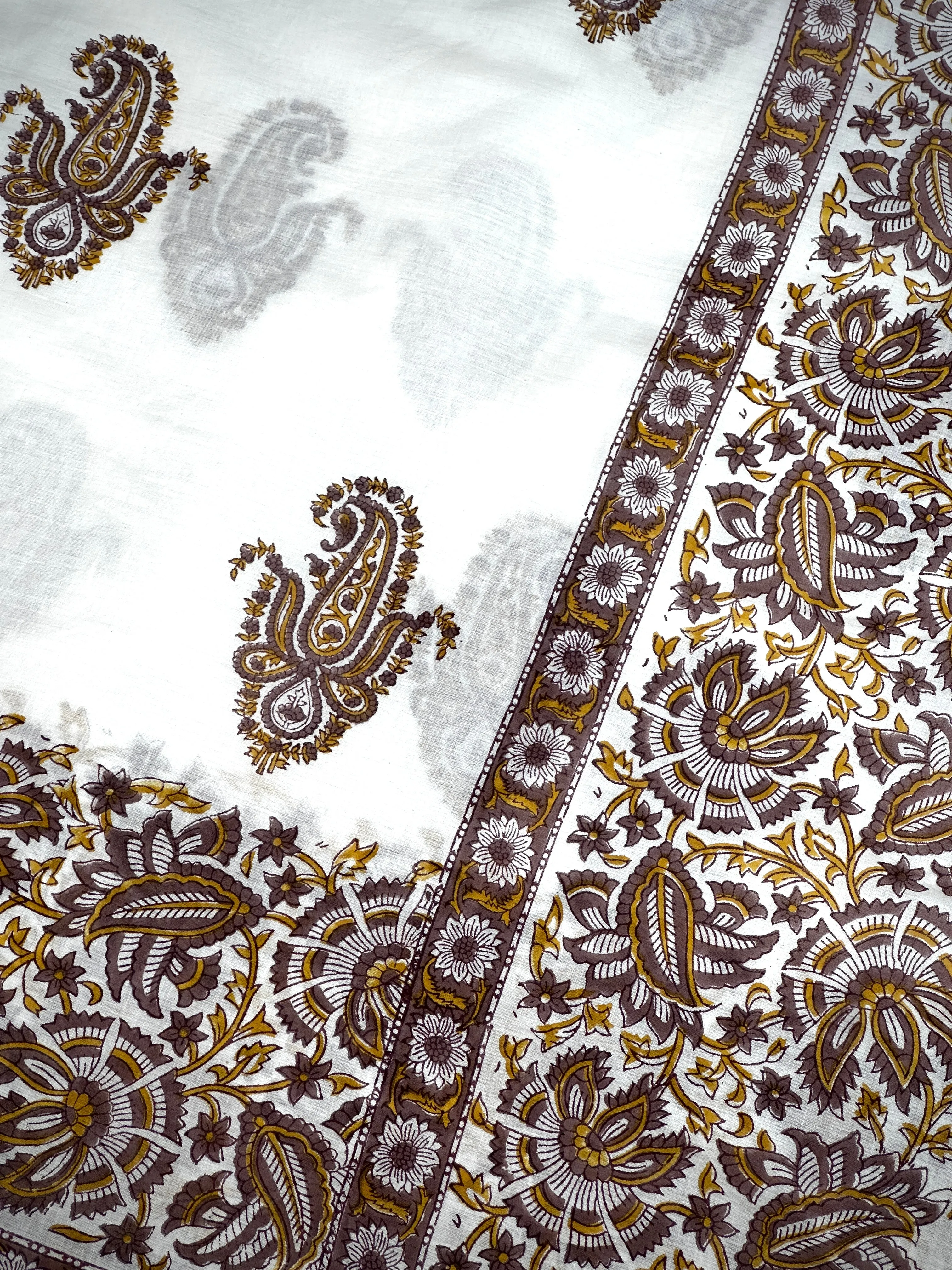 Earthen Charm | Printed Practice Saree