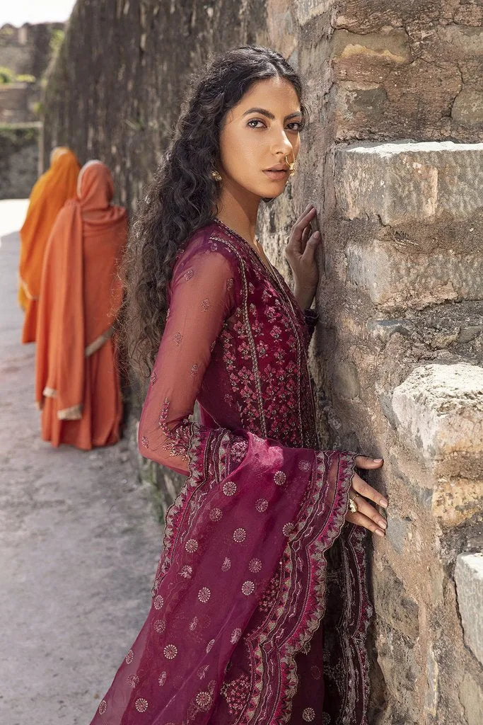 Eid Special Designer Purple Dress Combination #PN487