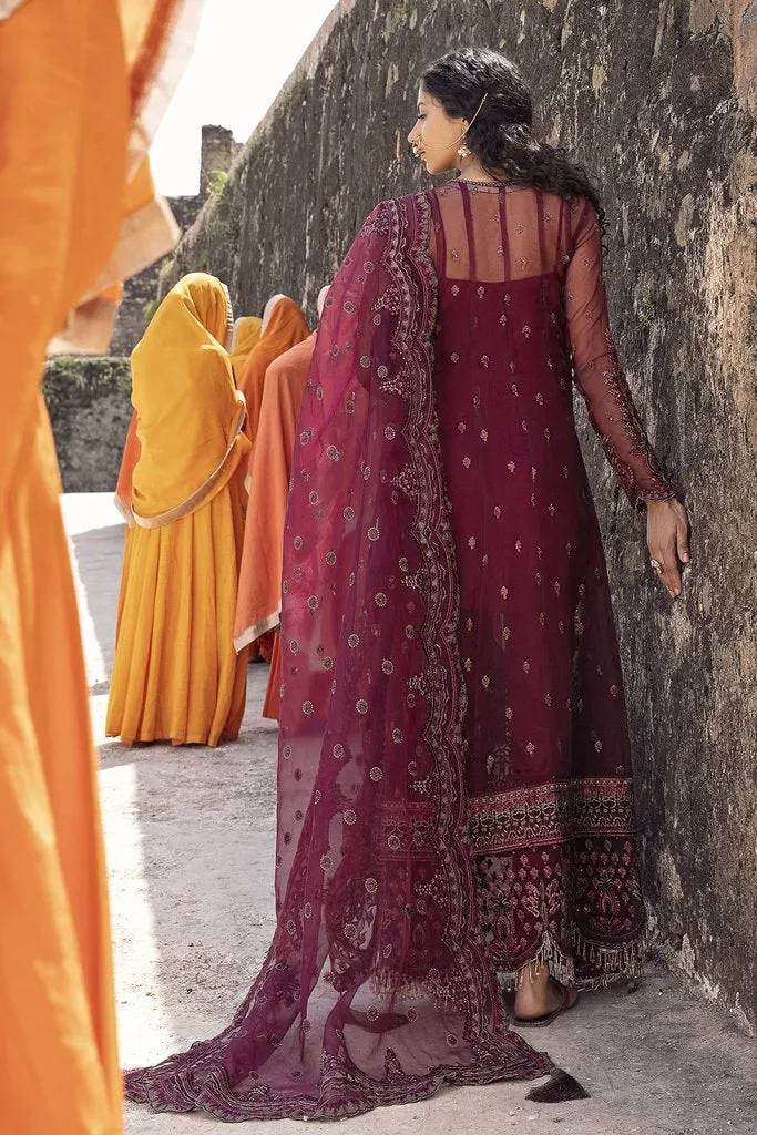 Eid Special Designer Purple Dress Combination #PN487