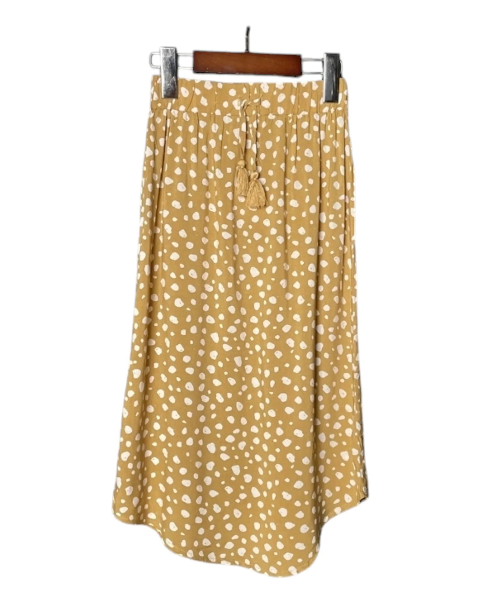 Elegant Polka dot Long Skirt