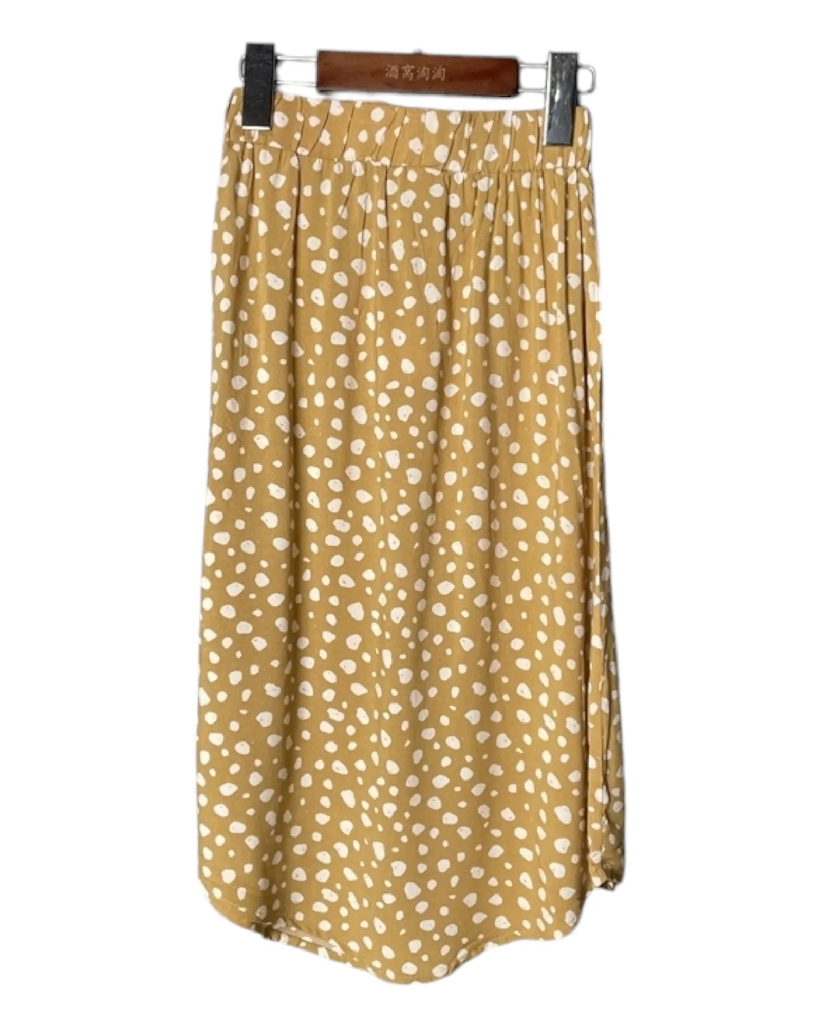 Elegant Polka dot Long Skirt