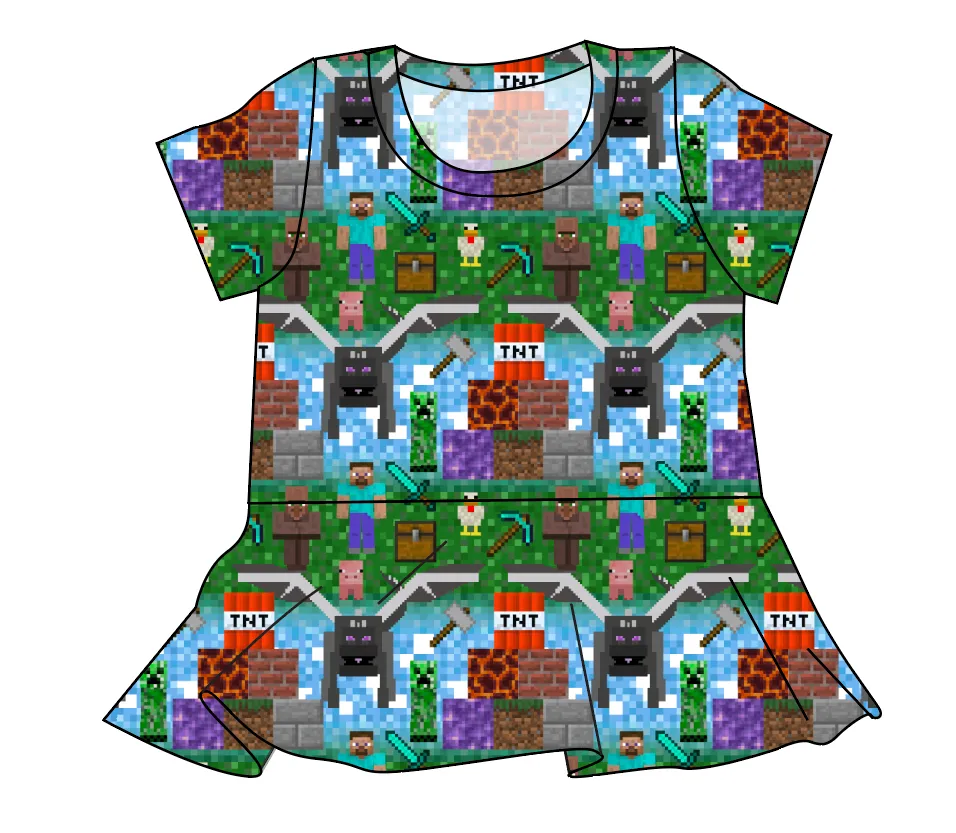 Explore.Dream.Discover Ladies' Peplum Top