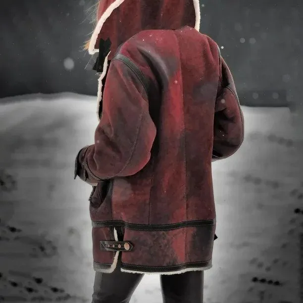 Extra warm, cozy lined jacket for women