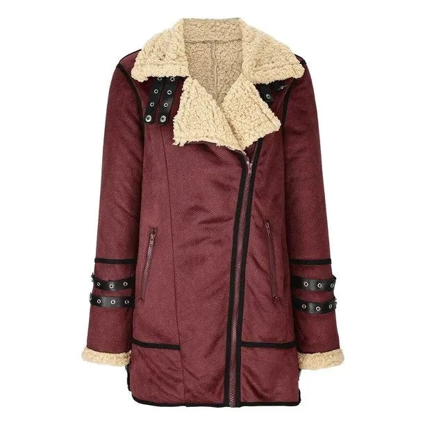 Extra warm, cozy lined jacket for women